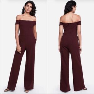 *NWT* Black Off the shoulder Express Jumpsuit